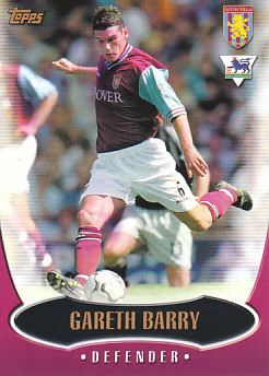 Gareth Barry Aston Villa 2003 Topps Premier Gold #AV4